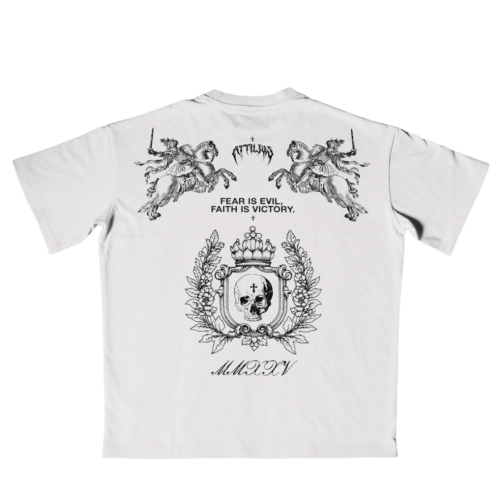 White 'Faith is Victory' Shirt