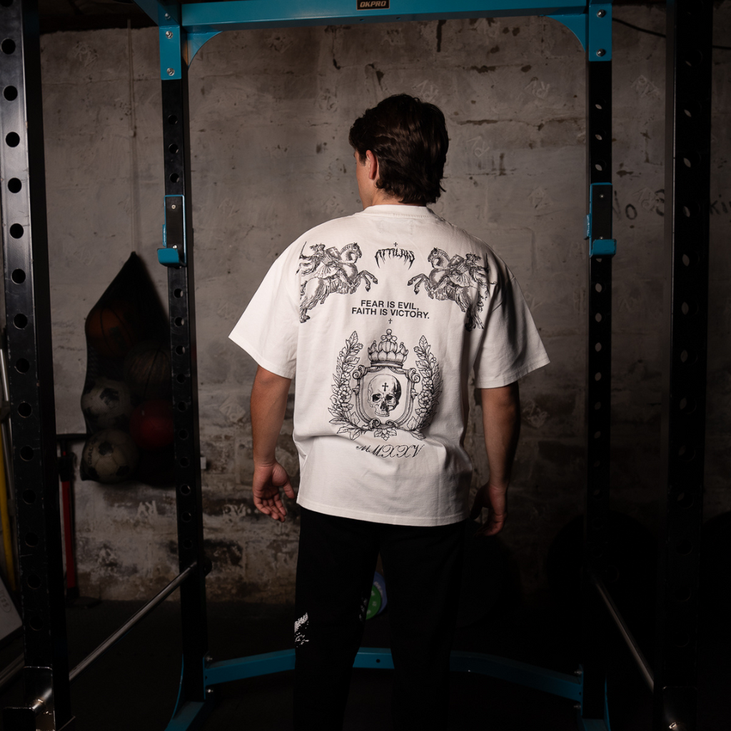 White 'Faith is Victory' Shirt
