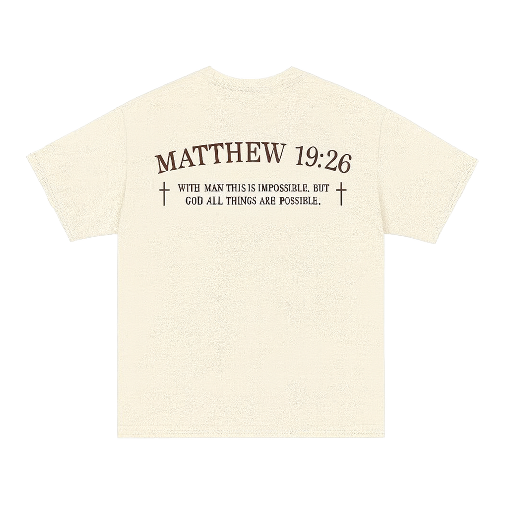 God > Everything | Tee (Cream)