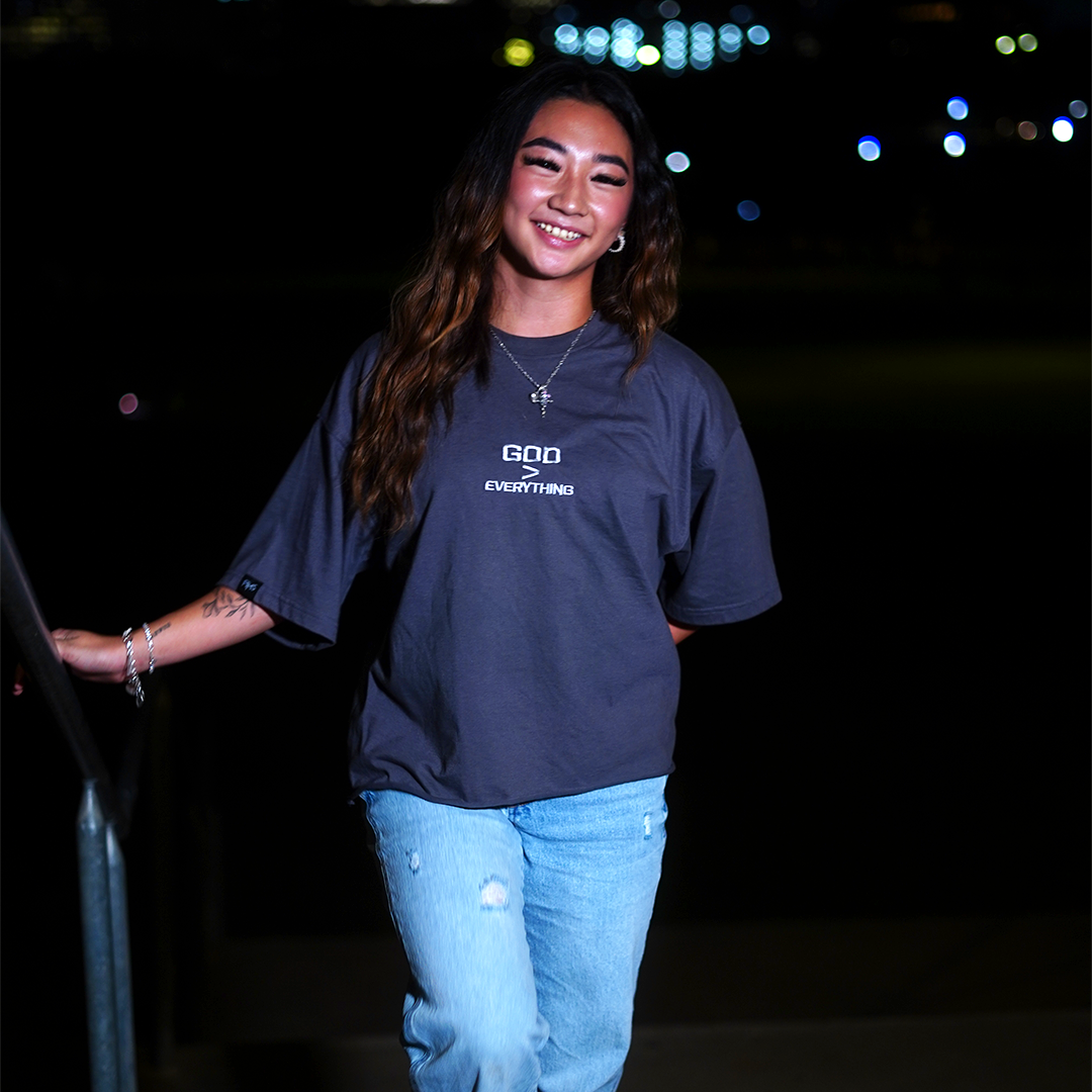 God > Everything | Tee (Grey)